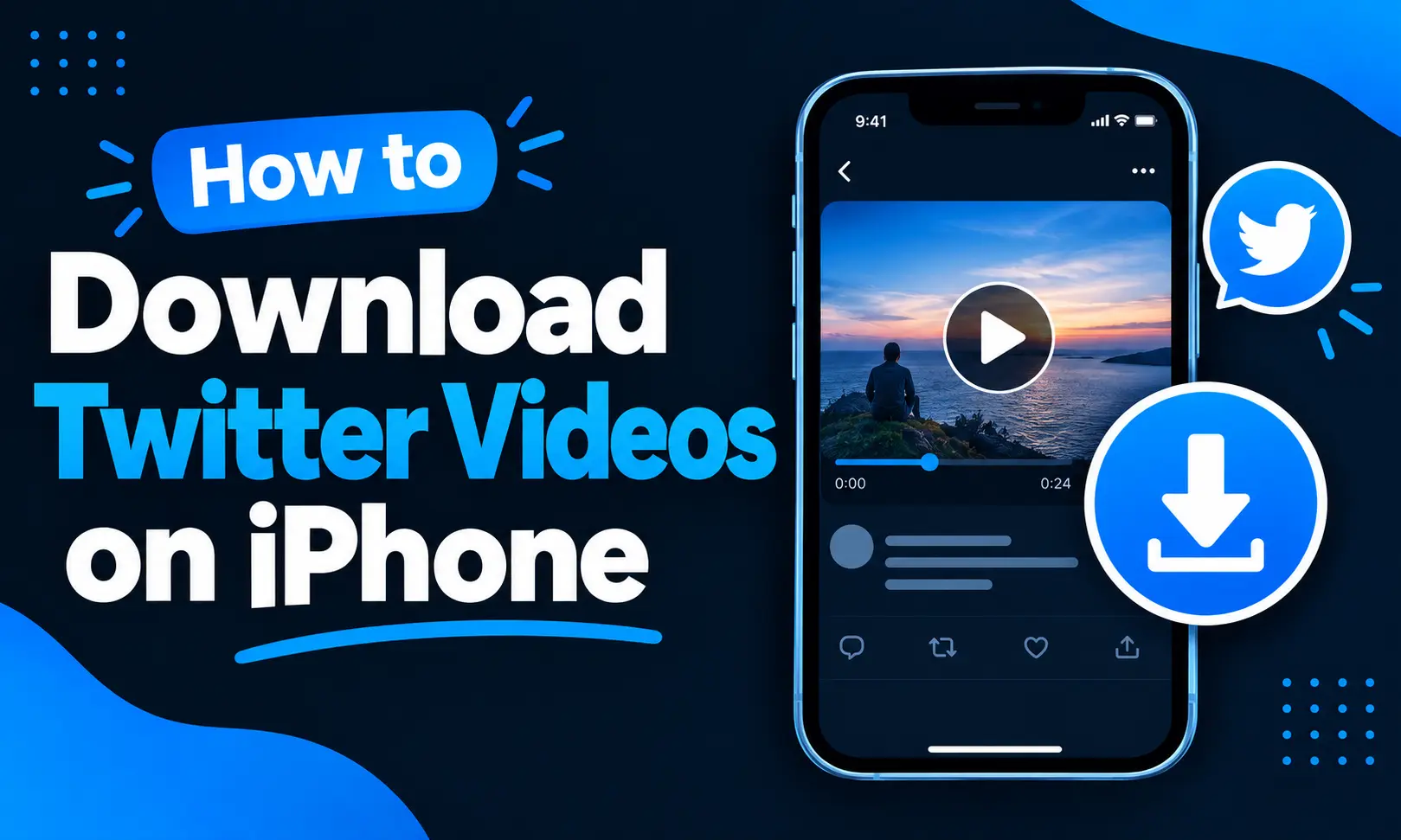 how to download twitter videos on iphone