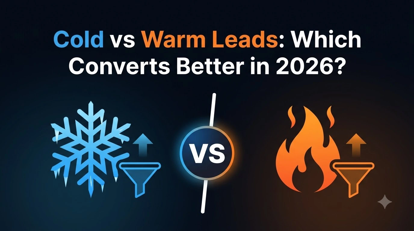 Cold vs Warm Leads: Which Converts Better in 2026?